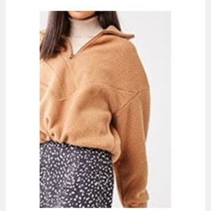 Teddy Pullover Half zipper size Medium